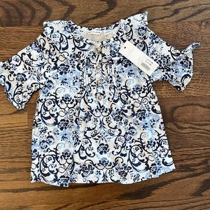 Janie and Jack Floral Blouse